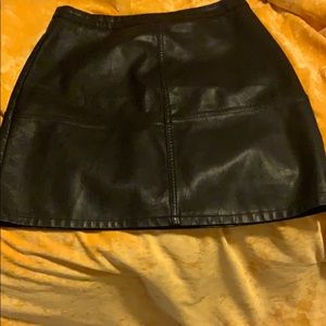 Leather Skirt